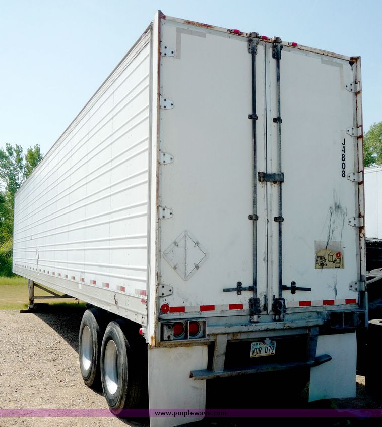 image for item 5007 1985 Great Dane tandem axle van trailer