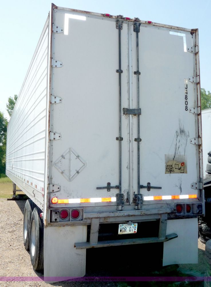 image for item 5007 1985 Great Dane tandem axle van trailer