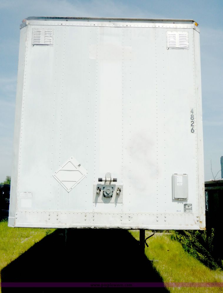 image for item 5008 1986 Stoughton tandem axle van trailer