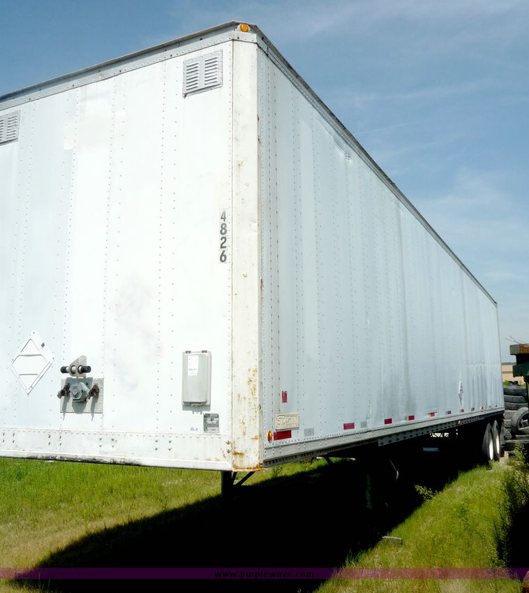 image for item 5008 1986 Stoughton tandem axle van trailer