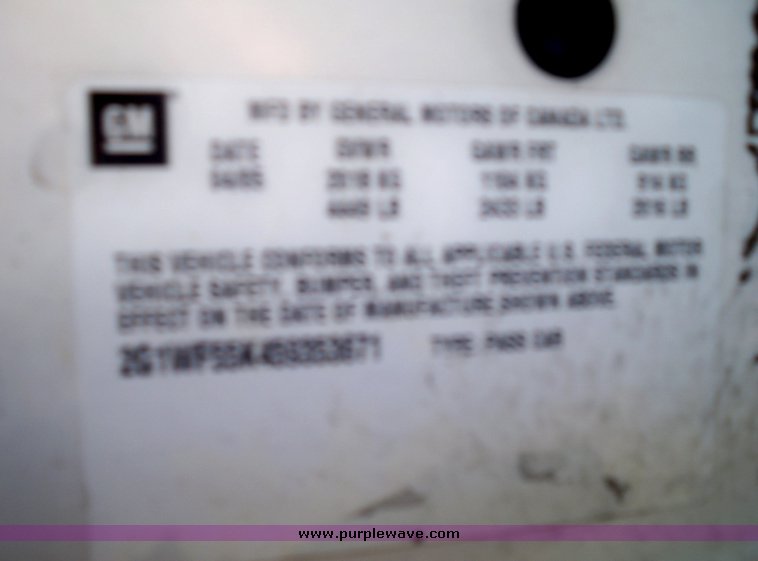 image for item 4556 2005 Chevrolet Impala