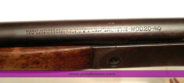image for item 3074 Winchester Model 20 shotgun