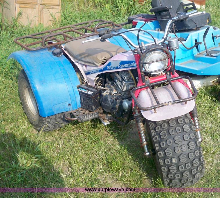 image for item 3437 Kawasaki 250 Prarie three-wheel ATV