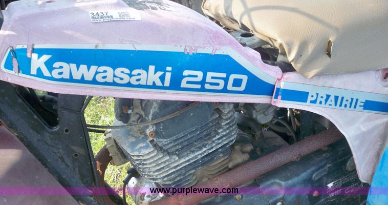 image for item 3437 Kawasaki 250 Prarie three-wheel ATV
