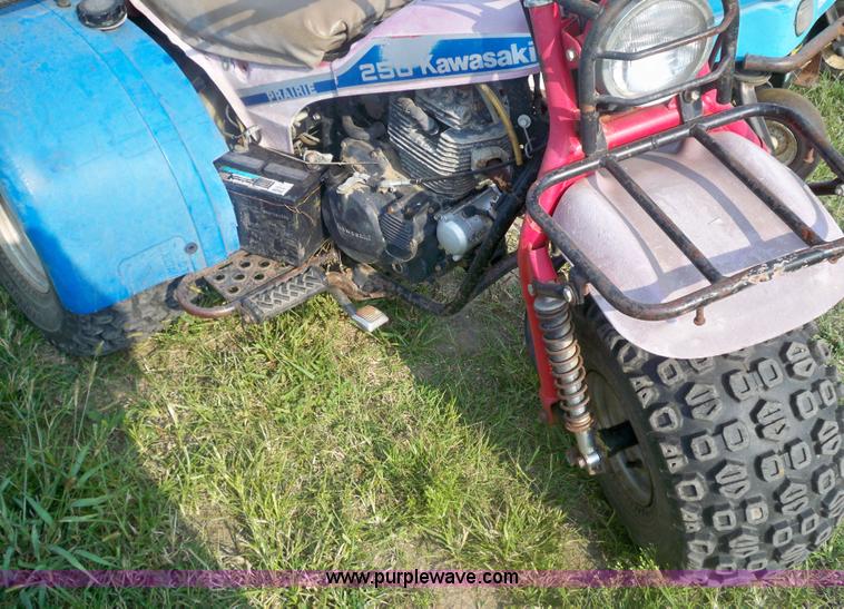 image for item 3437 Kawasaki 250 Prarie three-wheel ATV