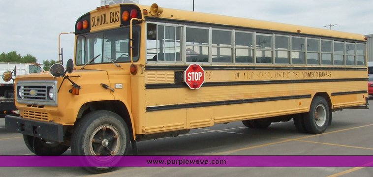 image for item 6000 1989 Chevrolet S6000 Wayne body bus