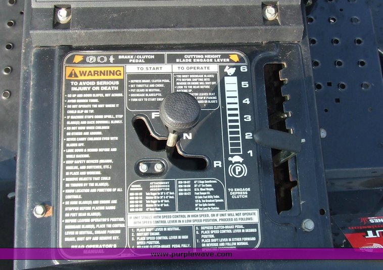 image for item 6002 MTD Yarg Machine riding lawn mower