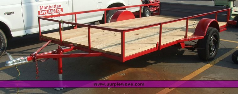 image for item 6003 Shop built 6' x 12' trailer