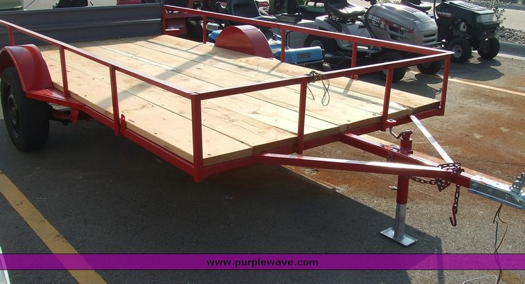 image for item 6003 Shop built 6' x 12' trailer