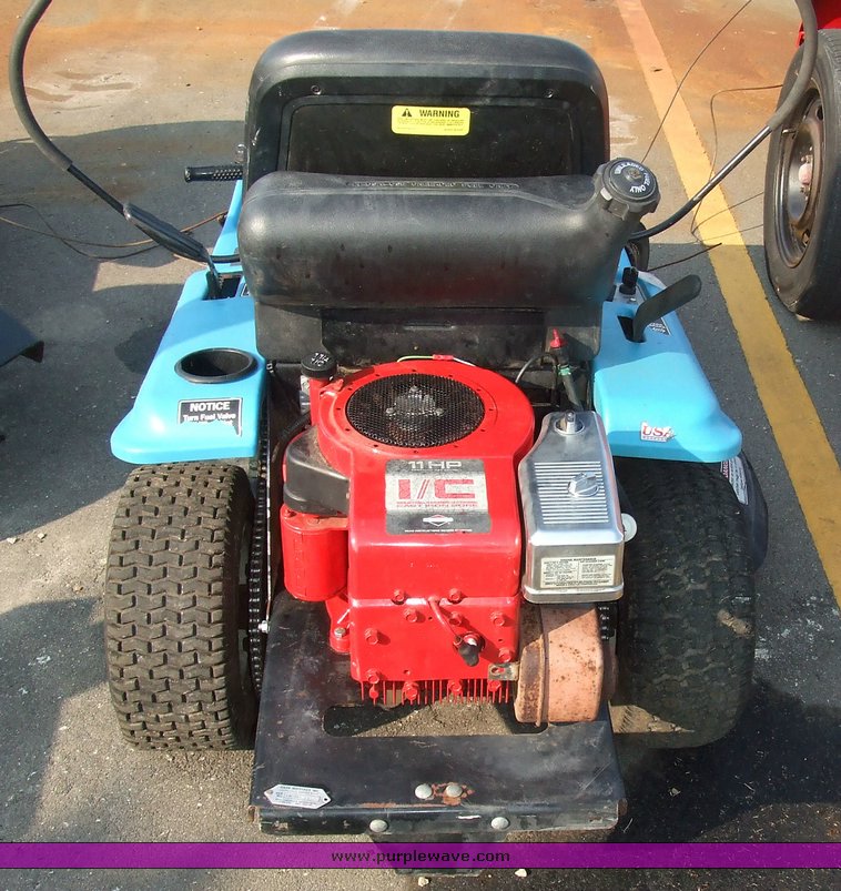 image for item 6004 Dixon zero turn radius riding lawn mower