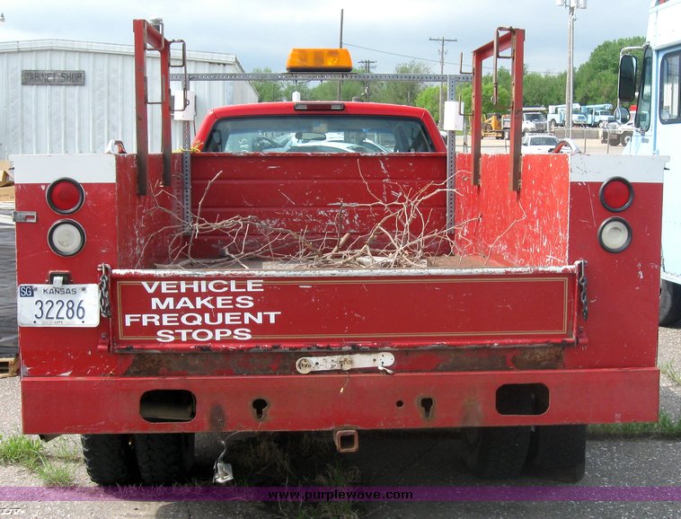 image for item 6057 Utility bed from 1996 Chevrolet one-ton pickup truck