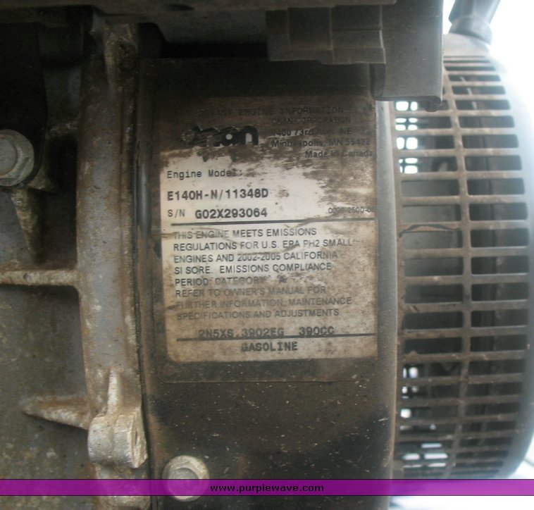 image for item 9100 Onan Pro600E generator