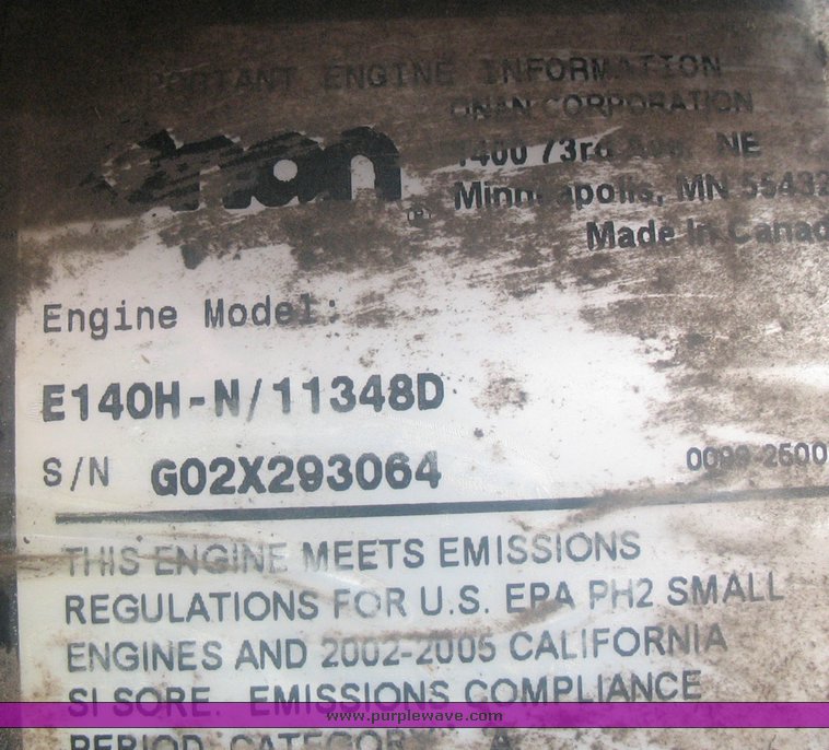 image for item 9100 Onan Pro600E generator