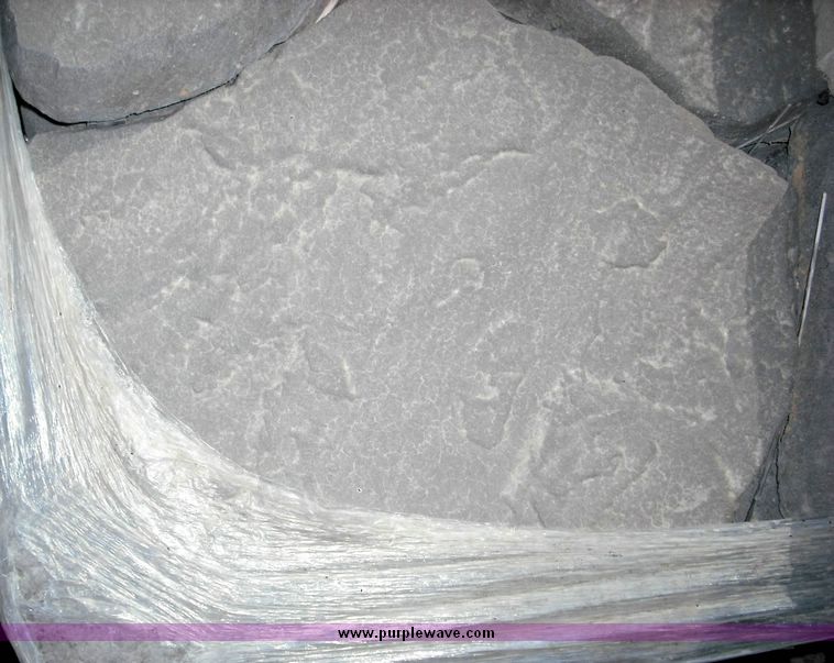 Pallet of Pavestone sandstone system charcoal flagstone in New