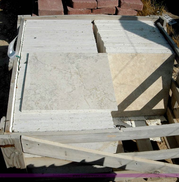 image for item 2011 Turkish honed travertine tile