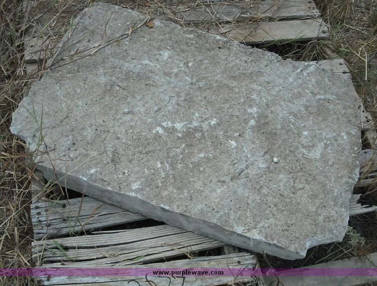 Limestone slab in New Braunfels, TX Item 2277 sold Purple Wave