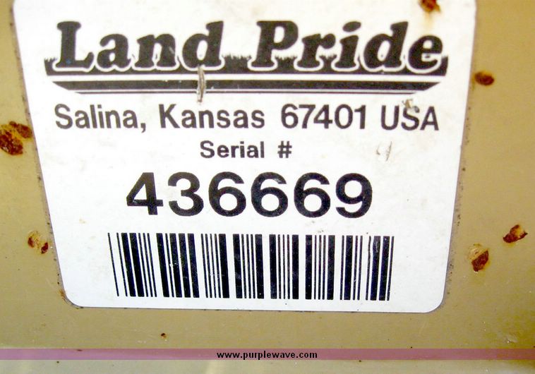 image for item 5266 2004 Landpride RCB6015 15' mower