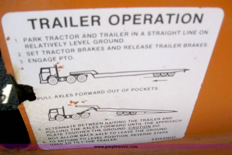 image for item 5271 1993 Landoll 15 ton trailer