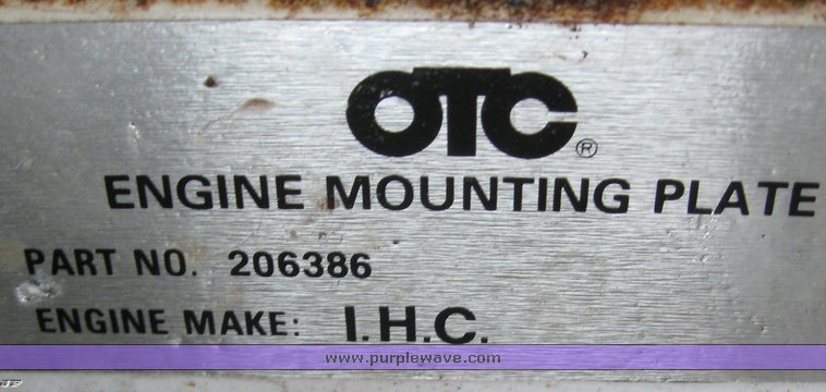 image for item 6845 1990 OTC 1750 heavy duty engine stand