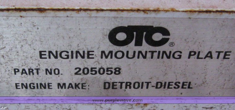 image for item 6845 1990 OTC 1750 heavy duty engine stand