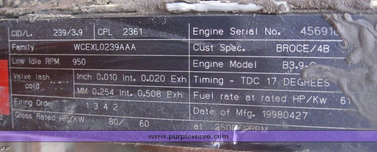 image for item 6860 1998 Broce RC-350 self propelled broom