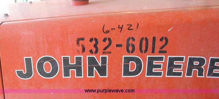 image for item 8463 1992 John Deere all terrain forklift