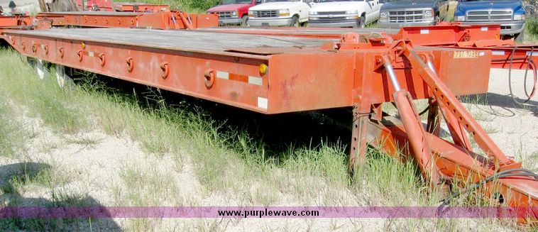 image for item 8481 1988 Landoll model 345-31 20-ton trailer with winch