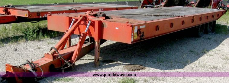image for item 8483 1989 Landoll model 345-31 20-ton trailer with winch