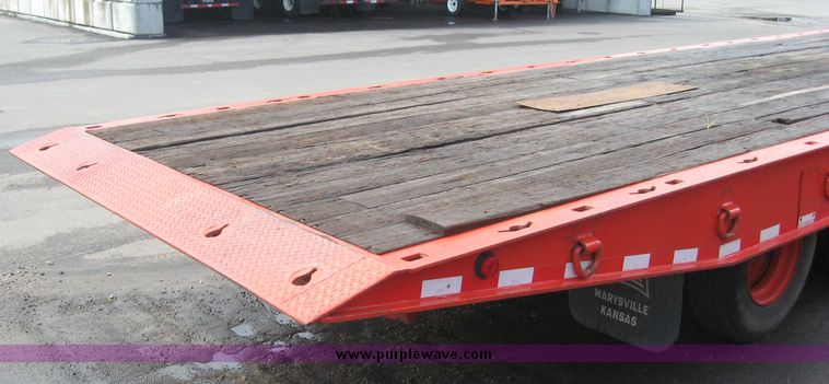 image for item 8557 1988 Landoll tandem slide axle tilt top 20 ton trailer with winch