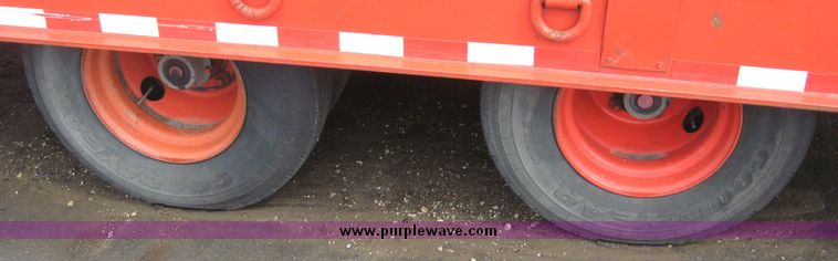 image for item 8557 1988 Landoll tandem slide axle tilt top 20 ton trailer with winch