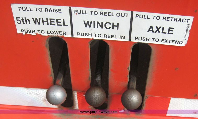 image for item 8557 1988 Landoll tandem slide axle tilt top 20 ton trailer with winch