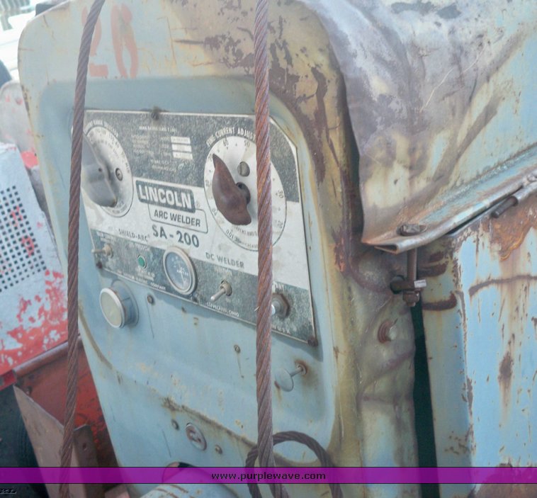 image for item 3421 Lincoln SA-200-F163 trailer mounted arc welder