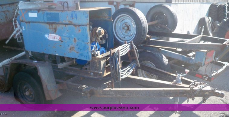 image for item 3422 Miller Big 40 trailer mounted arc welder