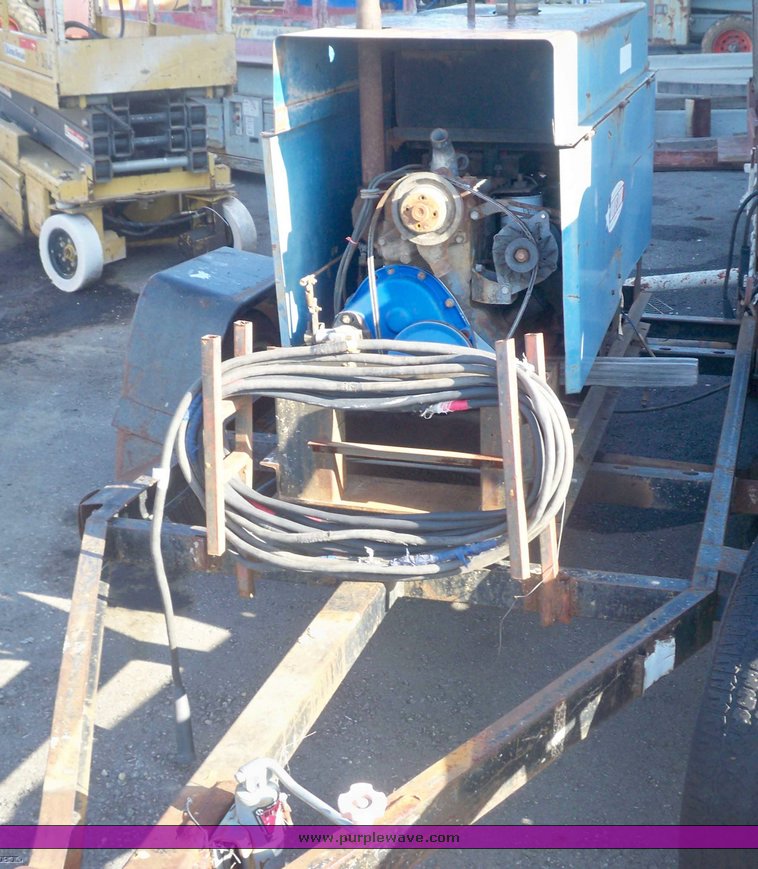 image for item 3422 Miller Big 40 trailer mounted arc welder