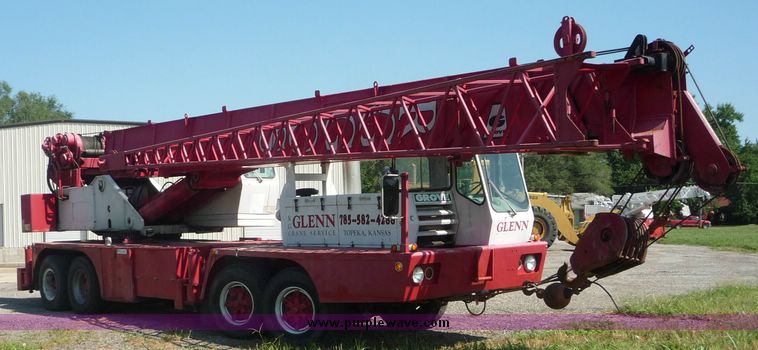 image for item 4033 1975 Grove 50-1 hydraulic crane