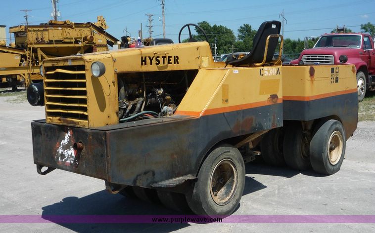 image for item 4047 Hyster C530A pneumatic rubber tire roller