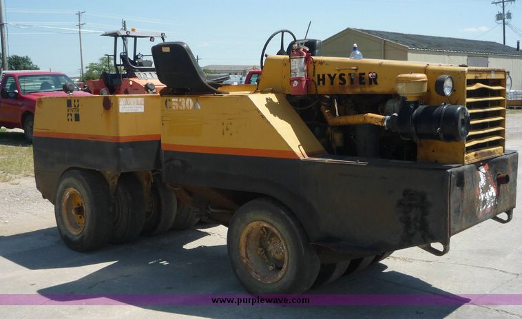 image for item 4047 Hyster C530A pneumatic rubber tire roller
