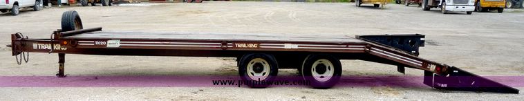 image for item 4089 1993 Trail King tandem axle trailer