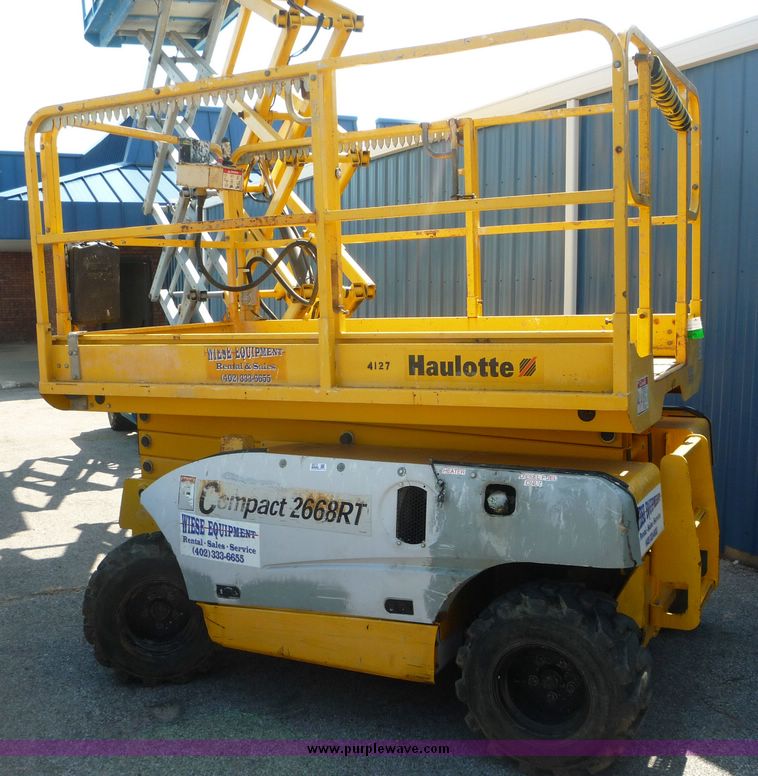 image for item 5072 2002 Haulotte 2668RT compact scissor lift