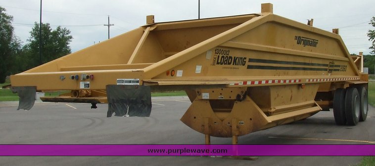 image for item 5845 1995 Load King 2060-40-2 bottom dump trailer