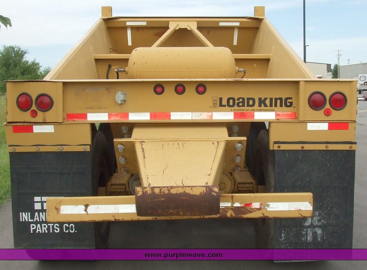 image for item 5845 1995 Load King 2060-40-2 bottom dump trailer