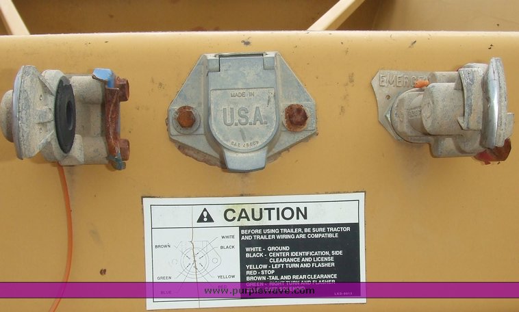 image for item 5845 1995 Load King 2060-40-2 bottom dump trailer