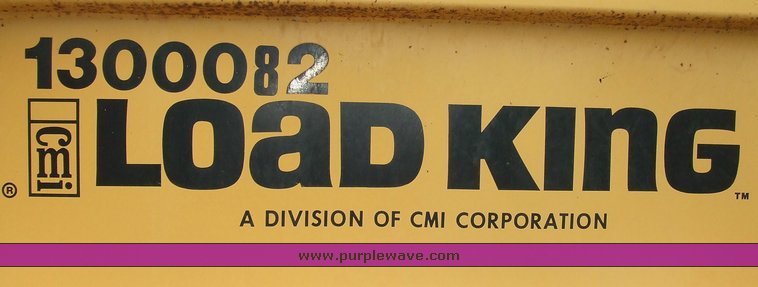 image for item 5845 1995 Load King 2060-40-2 bottom dump trailer