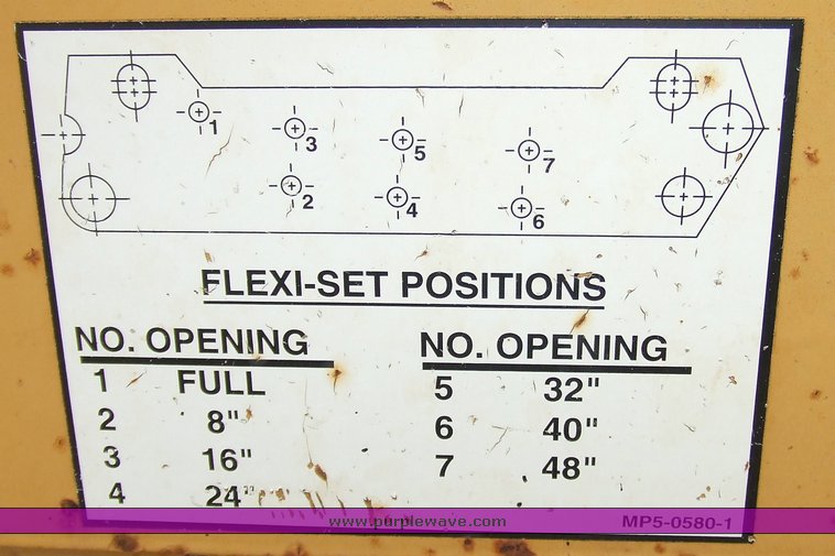 image for item 5845 1995 Load King 2060-40-2 bottom dump trailer