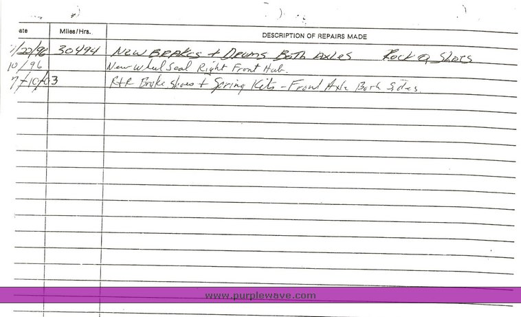 image for item 5845 1995 Load King 2060-40-2 bottom dump trailer