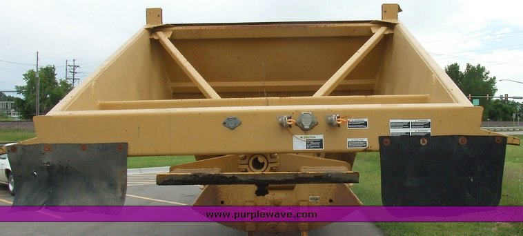 image for item 5846 1995 Load King 2060-40-2 bottom dump trailer