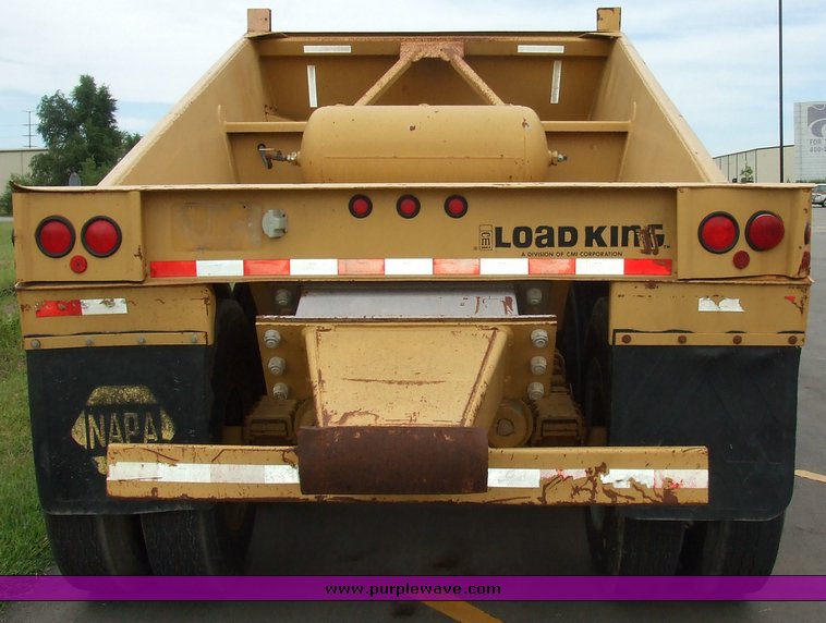 image for item 5846 1995 Load King 2060-40-2 bottom dump trailer