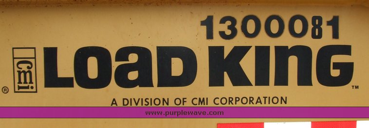 image for item 5846 1995 Load King 2060-40-2 bottom dump trailer