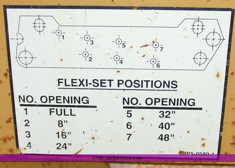 image for item 5846 1995 Load King 2060-40-2 bottom dump trailer