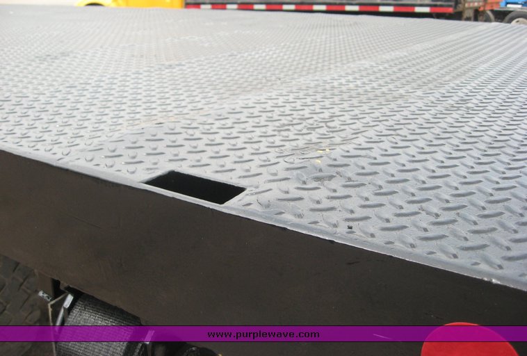 image for item 8631 1998 GMC C-Series C7500 truck with 17' flat bed and Obeco hoist